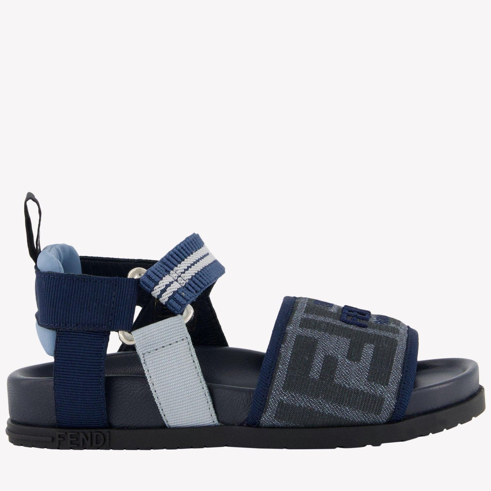 Fendi Unisex Sandalen In Blauw