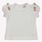 MonnaLisa Baby Girls T-Shirt in White