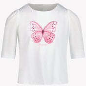 MonnaLisa Kinder Meisjes T-Shirt In Licht Roze