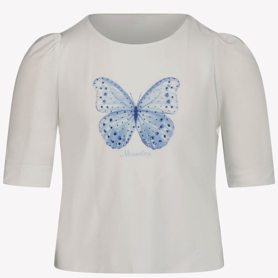Monnalisa Kids Girls  T-Shirt Light Blue