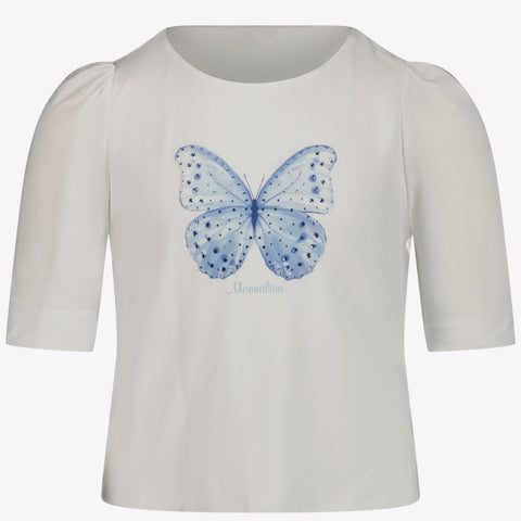 Monnalisa Kids Girls  T-Shirt Light Blue