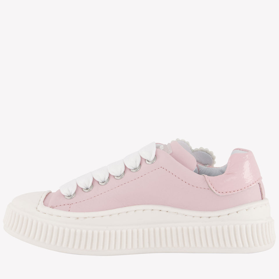 MonnaLisa Girls Sneakers in Light Pink