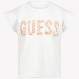 Guess Kids Girls in T-Shirt White