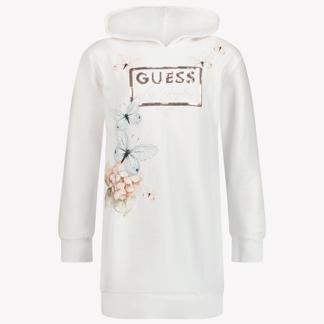 Guess Kinder Meisjes Jurk In Wit