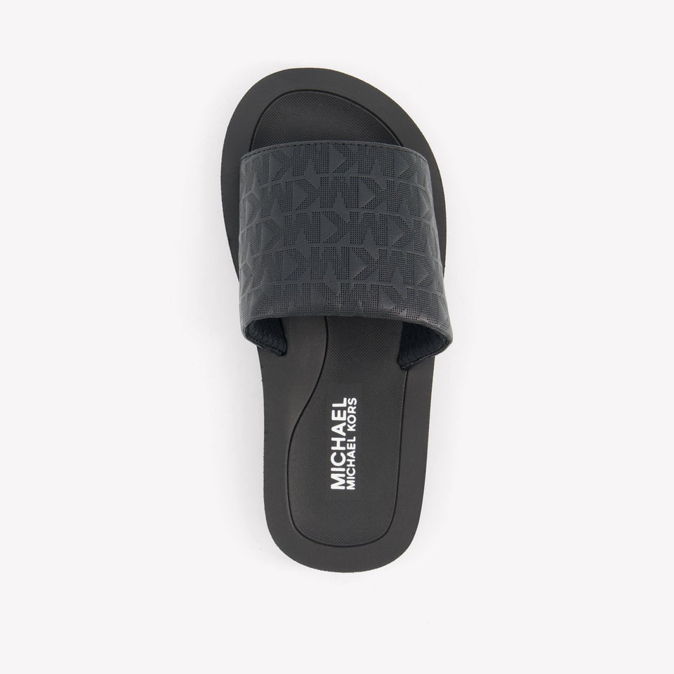 Michael Kors TEAGAN MERRICK Meisjes Slippers In Zwart