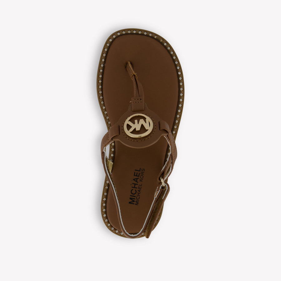 Michael Kors Jagger Riley Girls Sandals  Camel