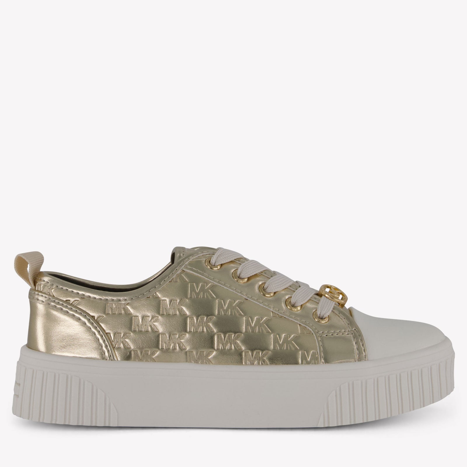 Michael Kors Summer Aline Girls Sneakers In Gold