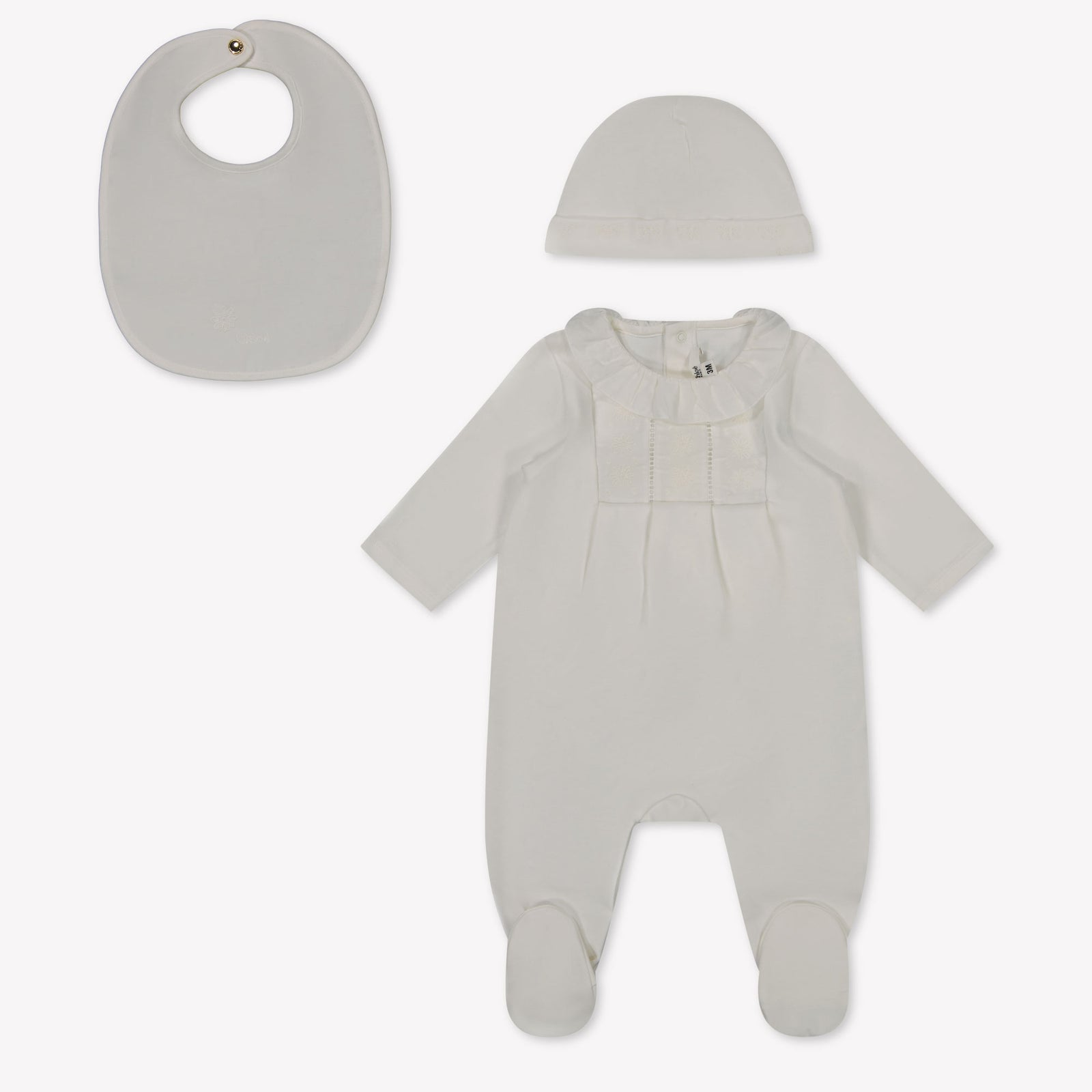 Chloe Baby Girls boxing suit in White