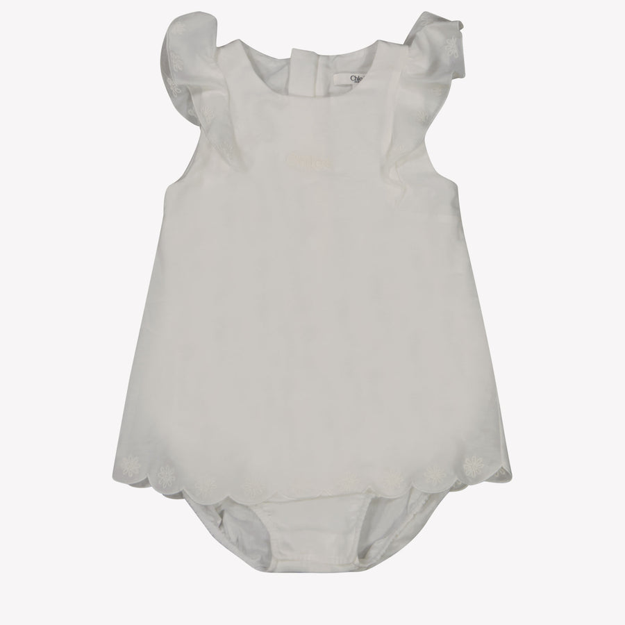 Chloe Baby Girls Boxg Suit  White