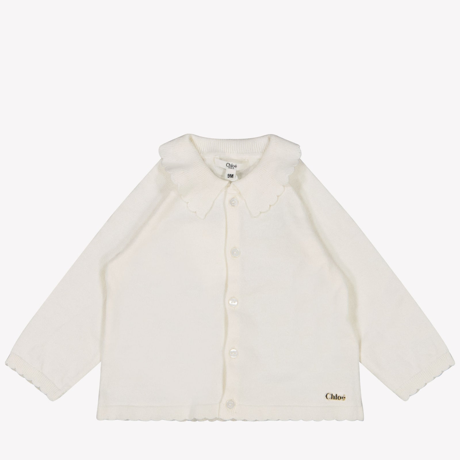 Chloe Baby Girls Cardigan in White