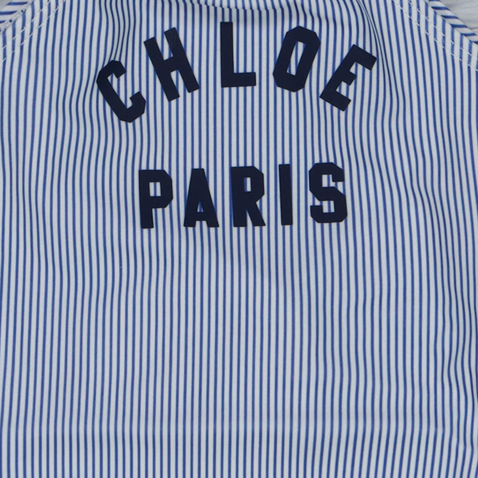 Chloe Baby Girls Swimwear In Blue