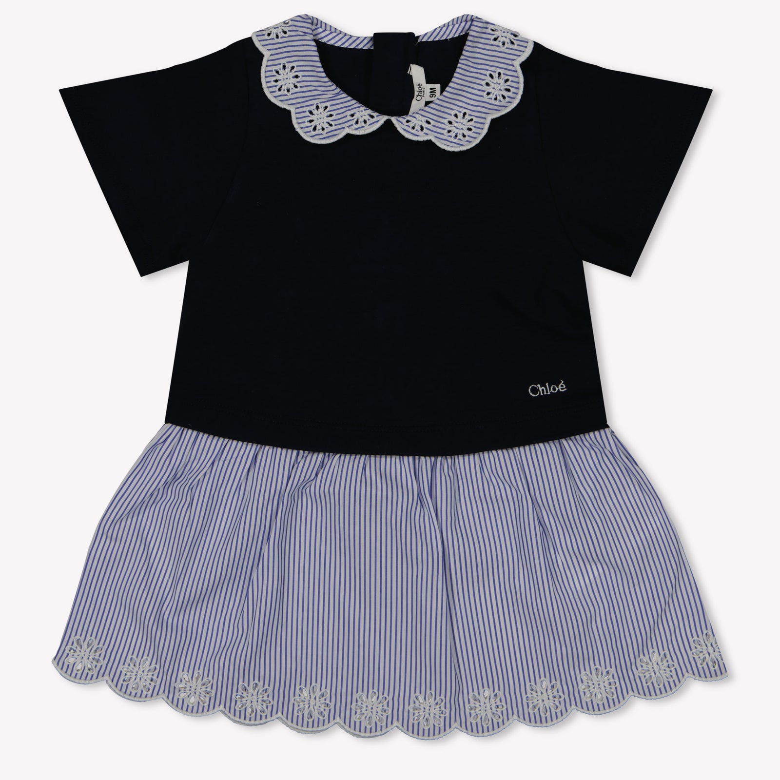 Chloe Baby Meisjes Jurk In Navy