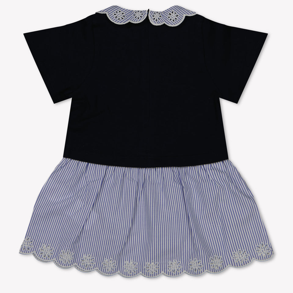 Chloe Baby Girls Dress In Navy