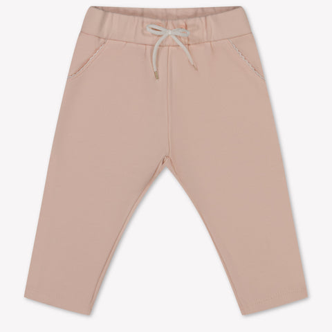 Chloe Baby Girls Trousers In Light Pink