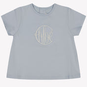 Chloe Baby Girls T-Shirt in Light Blue