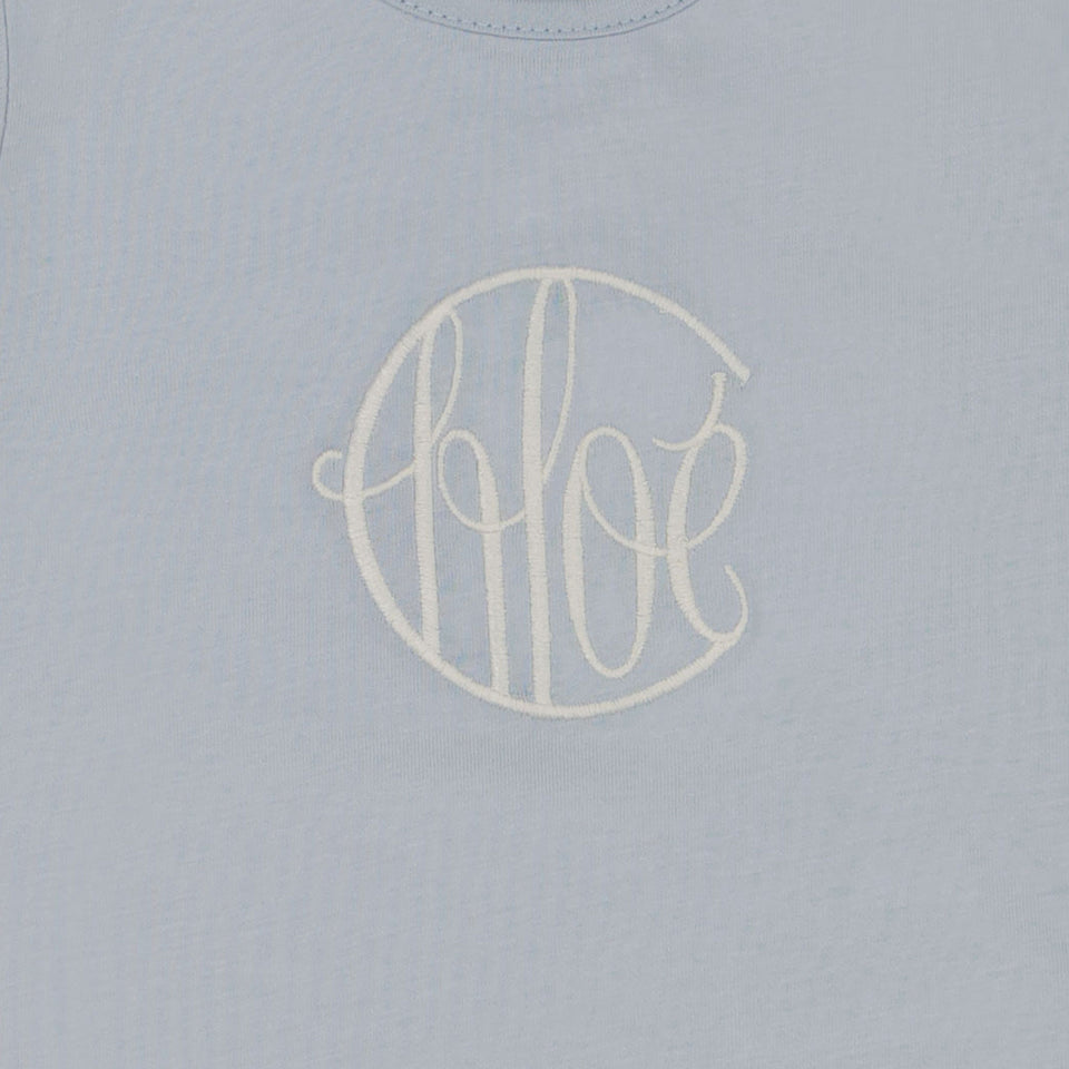 Chloe Baby Meisjes T-Shirt In Licht Blauw