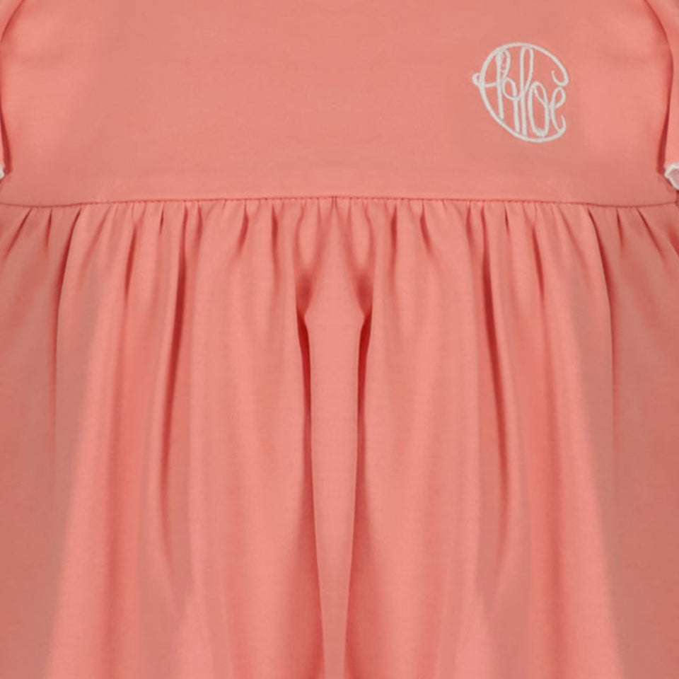 Chloe Kids Girls Dress Coral