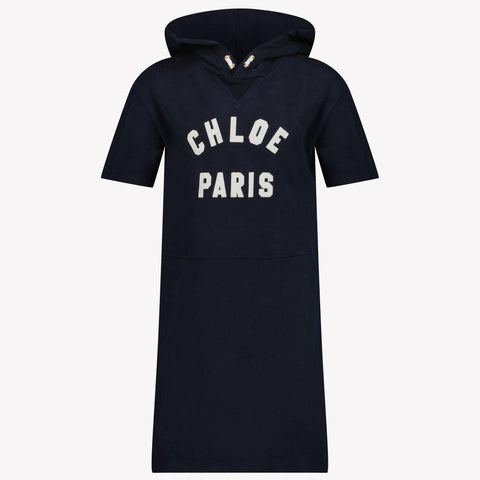 Chloe Kids Girls Dress Navy