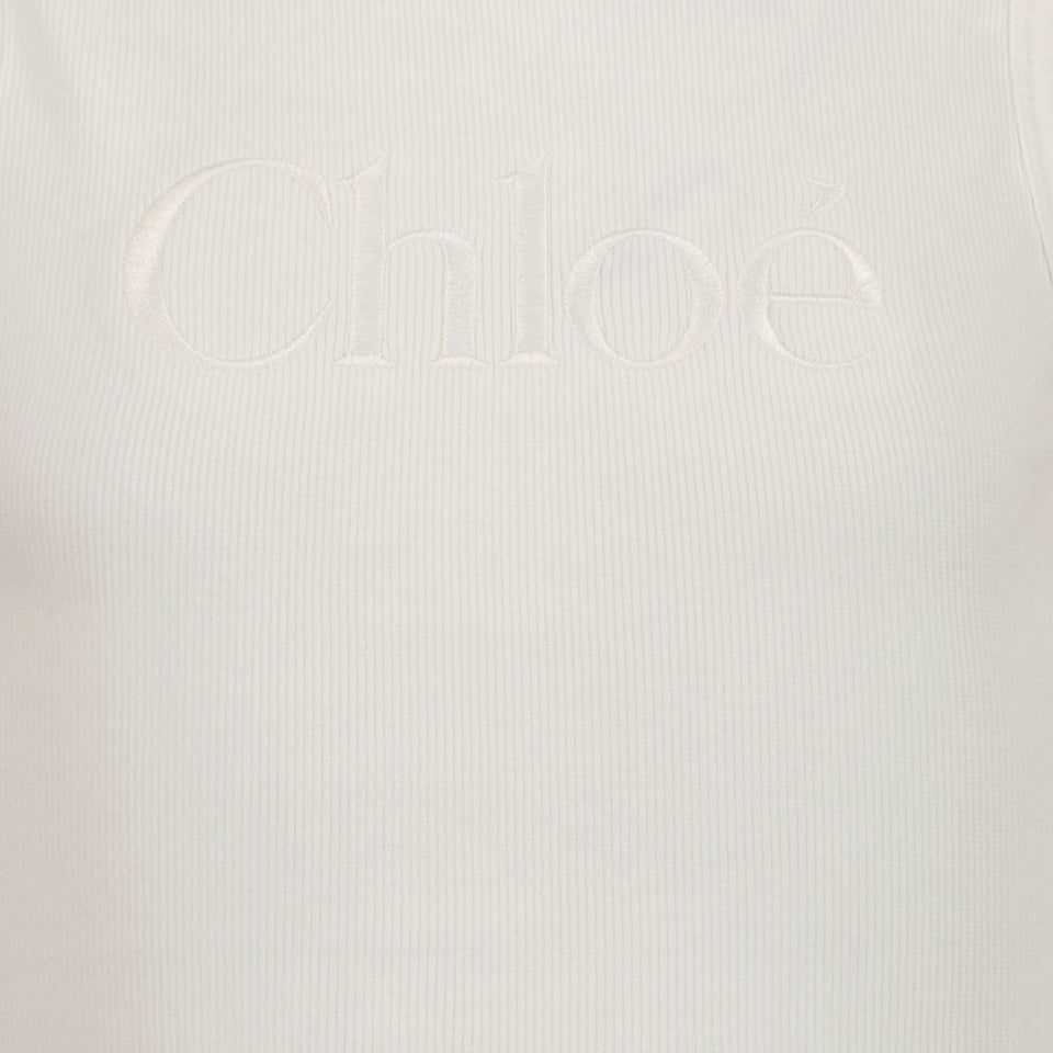 Chloe Kids Girls in T-Shirt White