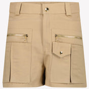 Chloe Kids Girls Shorts In Beige