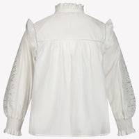 Chloe Kids Girls Blouse  White