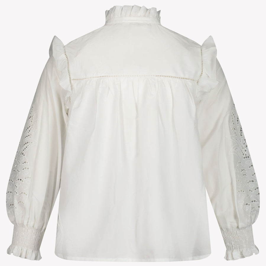 Chloe Kids Girls Blouse  White