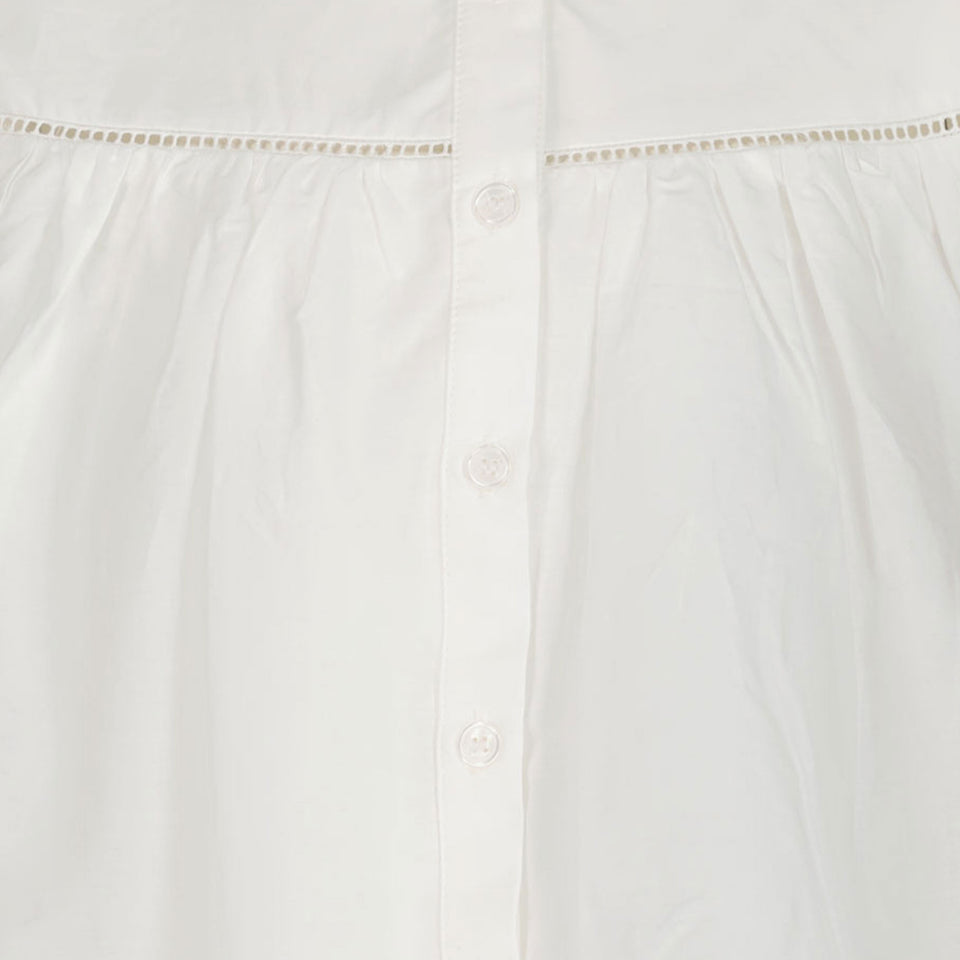 Chloe Kids Girls Blouse in White