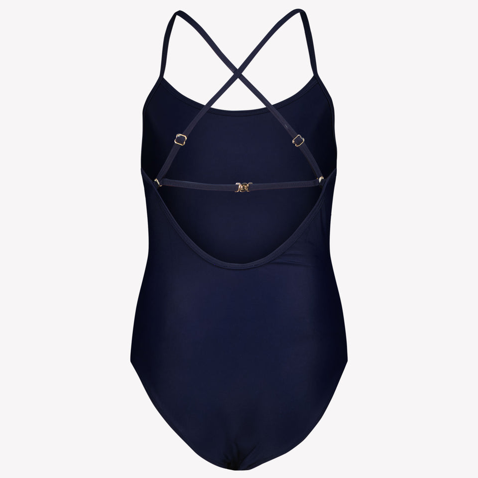 Chloe Kids Girls Swimwear In Navy