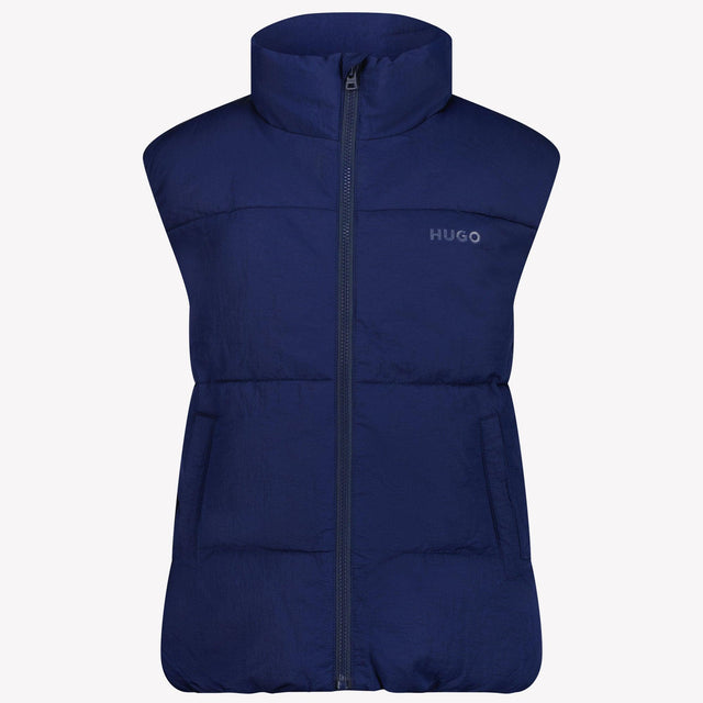 HUGO Kinder Jongens Bodywarmer In Blauw