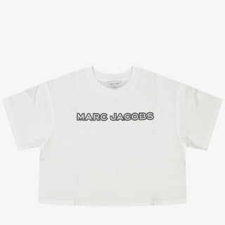 Marc Jacobs Kids Girls in T-Shirt White