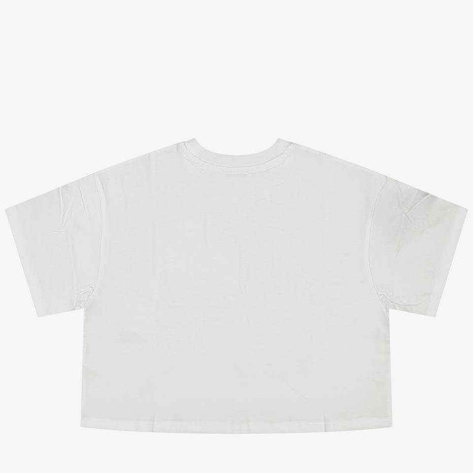 Marc Jacobs Kids Girls in T-Shirt White