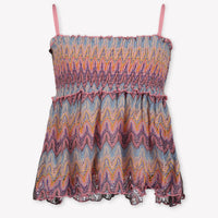 MC2 Saint Barth Kids Girls  T-Shirt Light Pink