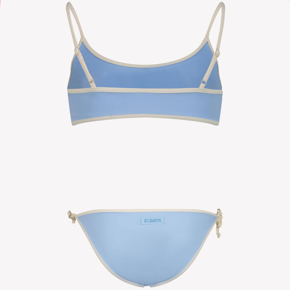 MC2 Saint Barth Kids Girls Swimwear In Light Blue