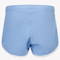 MC2 Saint Barth Kids Girls Shorts  Light Blue