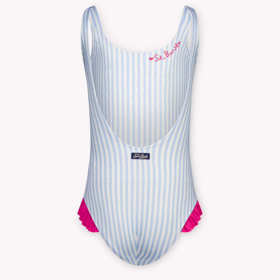MC2 Saint Barth Kids Girls Swimwear  Light Blue