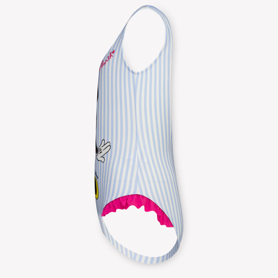 MC2 Saint Barth Kids Girls Swimwear  Light Blue