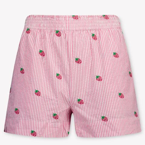 MC2 Saint Barth Kids Girls Shorts  Pink