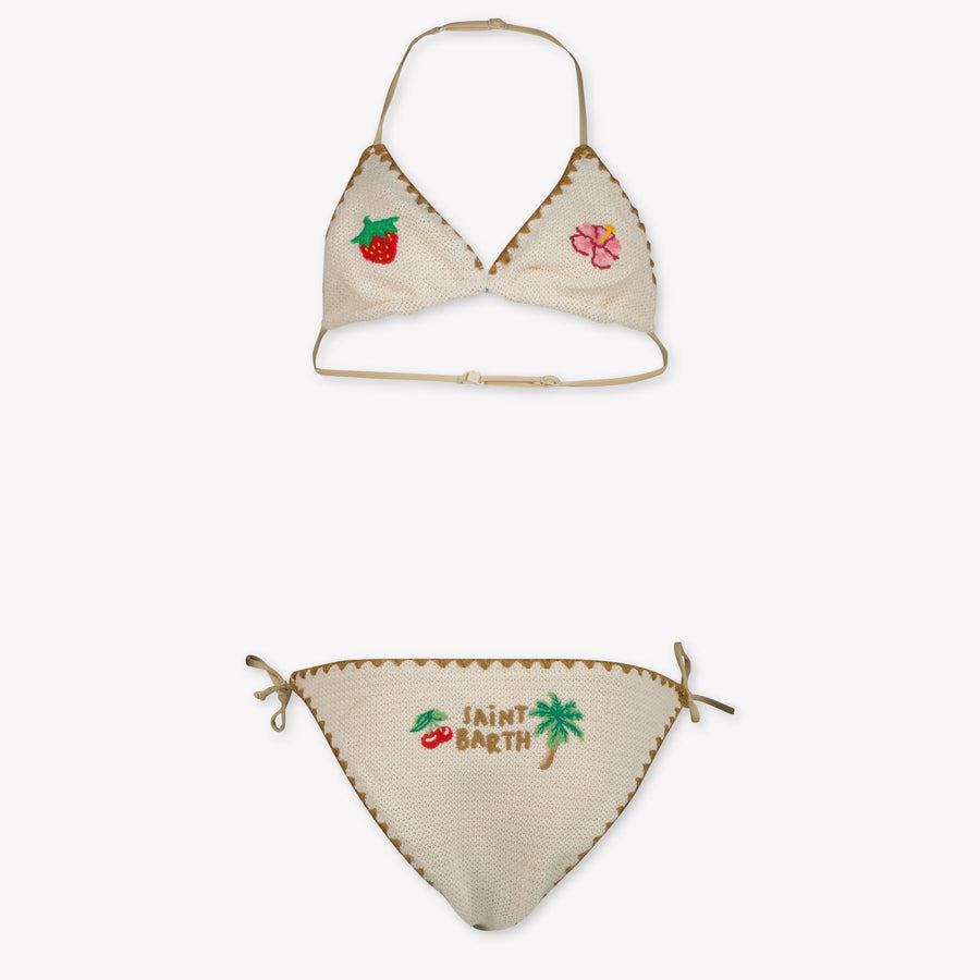 MC2 Saint Barth Kids Girls Swimwear  Offwhite