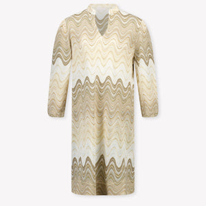 MC2 Saint Barth Kids Girls Dress Gold