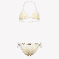 MC2 Saint Barth Kids Girls Swimwear  Gold