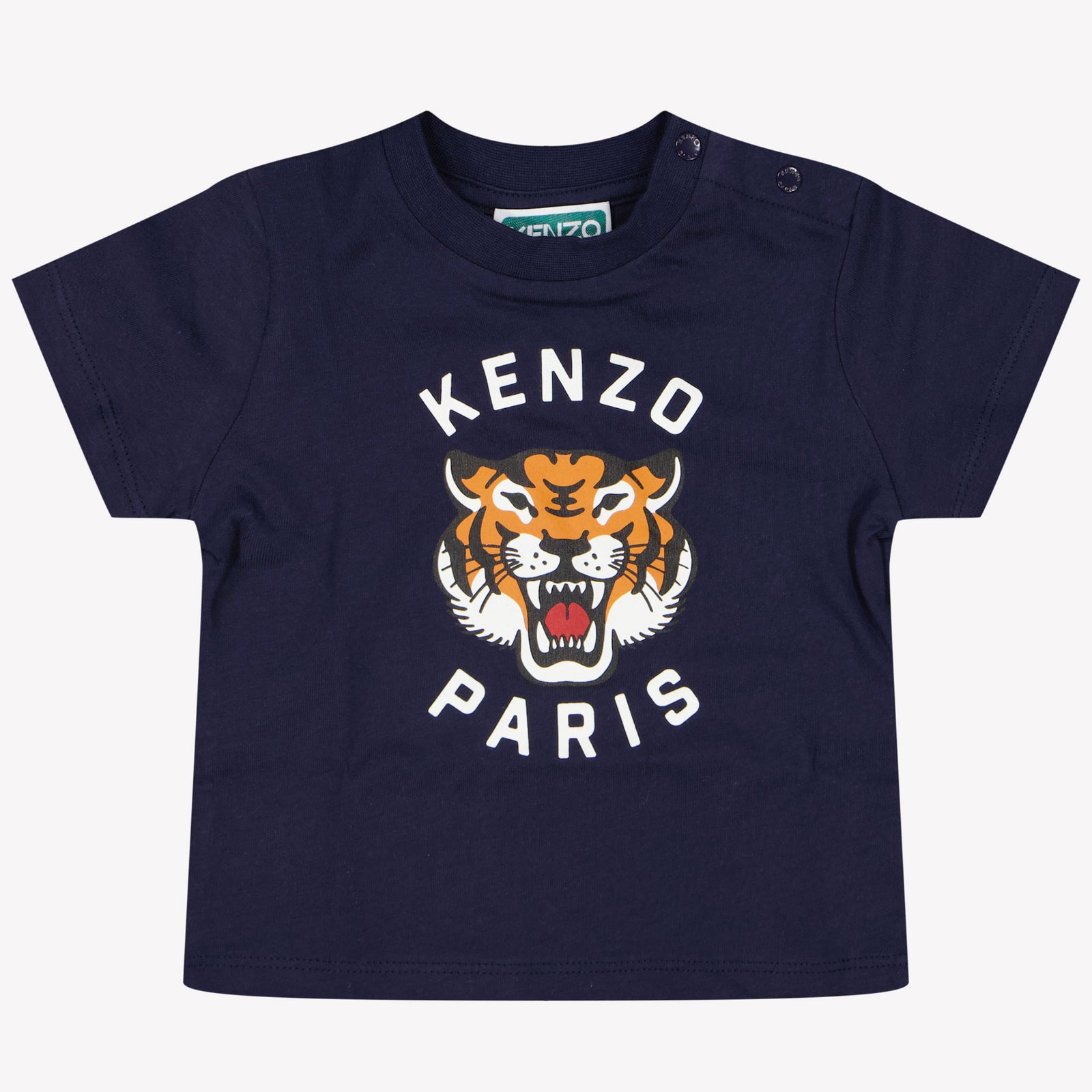 Kenzo Kids Baby Jongens T-Shirt In Navy