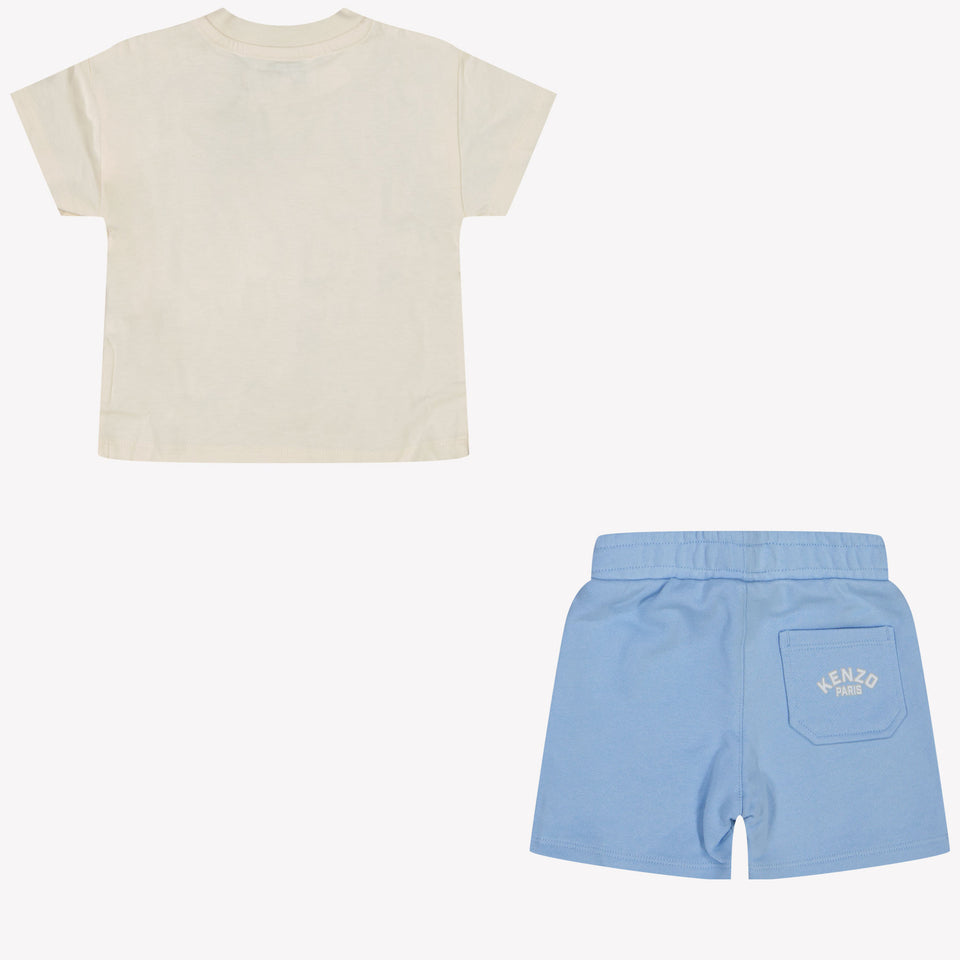 Kenzo Kids Baby Boys Set in Light Blue