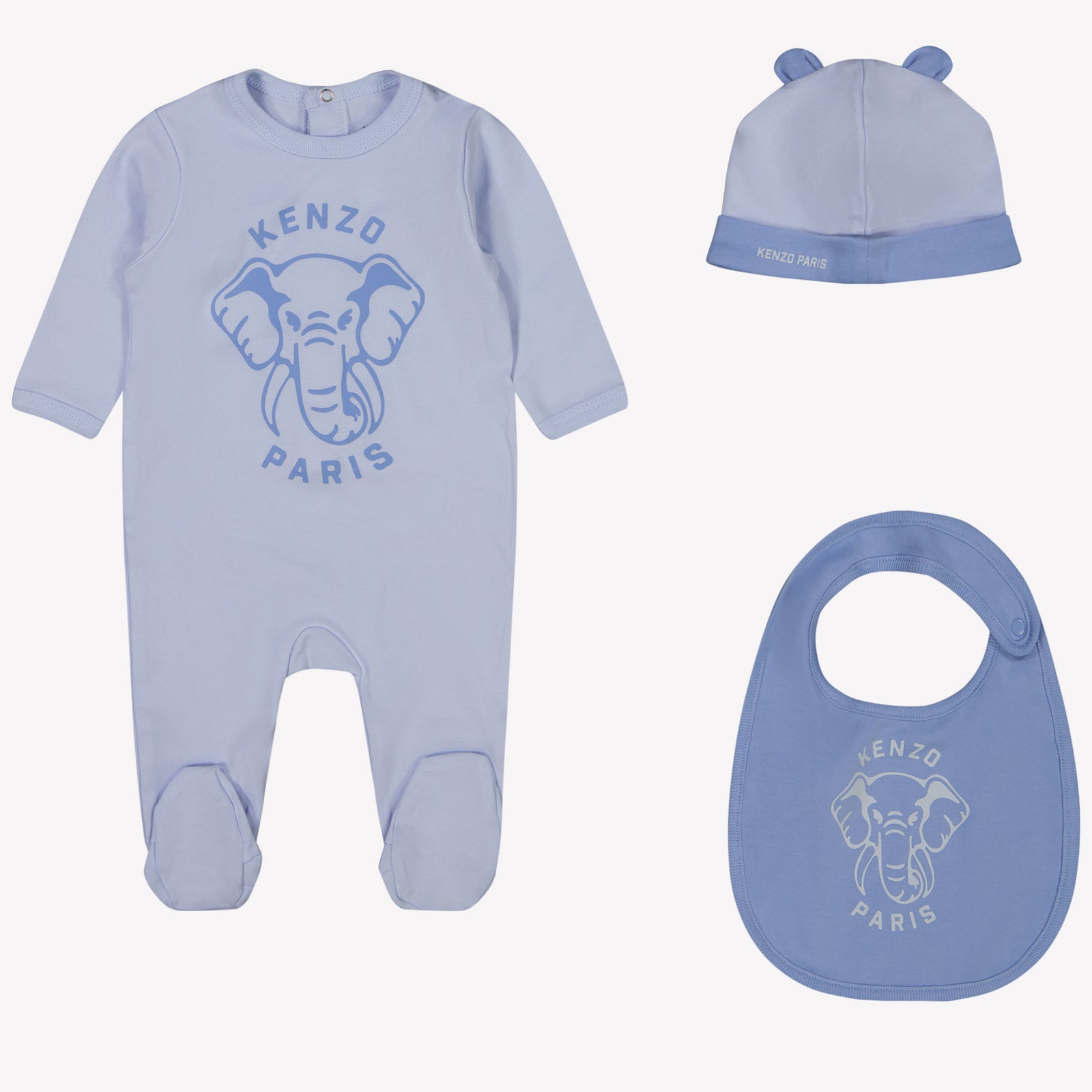 Kenzo Kids Baby Jongens Boxpakje In Licht Blauw