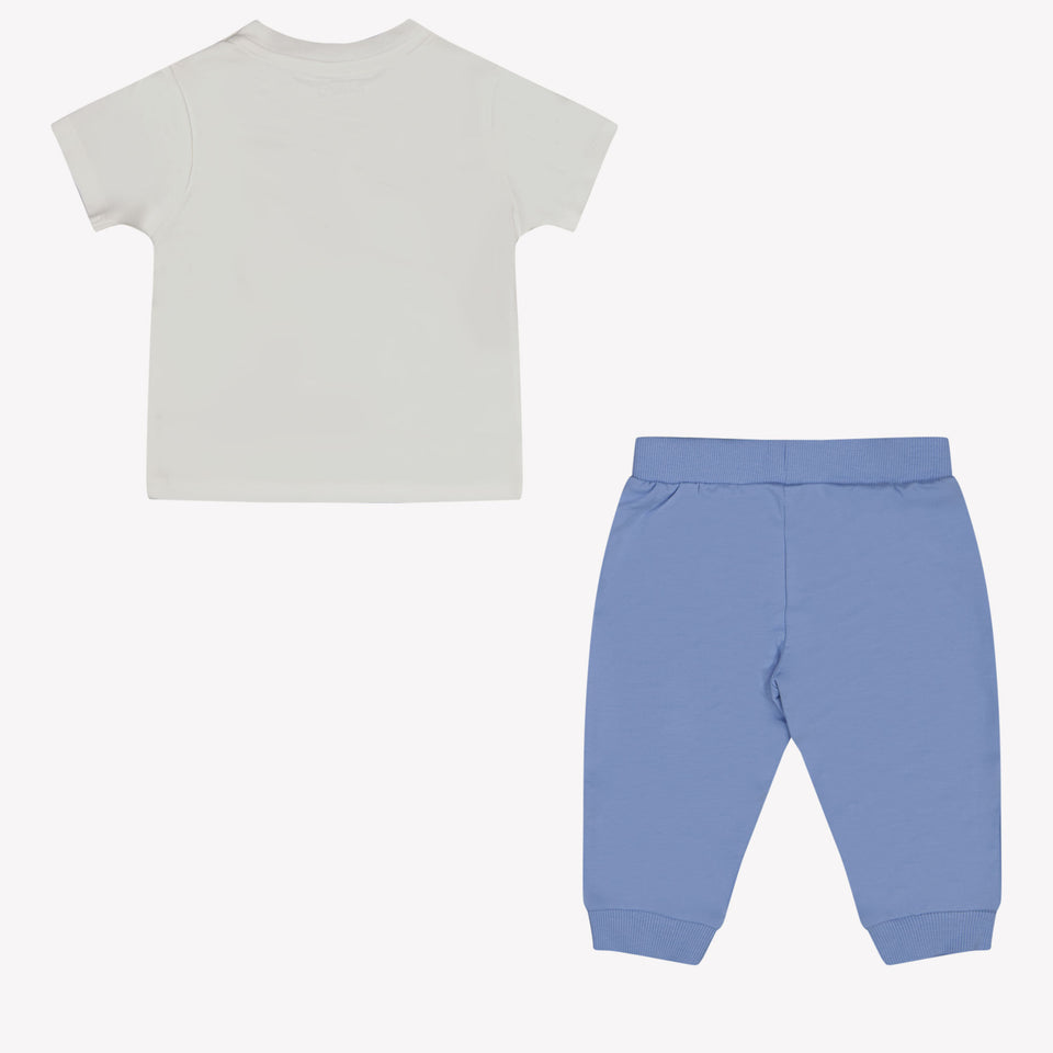 Kenzo Kids Baby Jongens Joggingpak In Licht Blauw