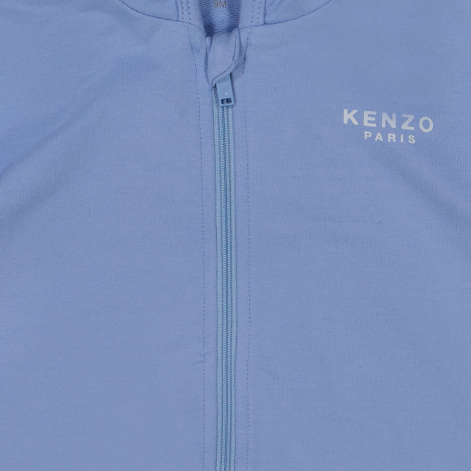 Kenzo Kids Baby Jongens Joggingpak In Licht Blauw