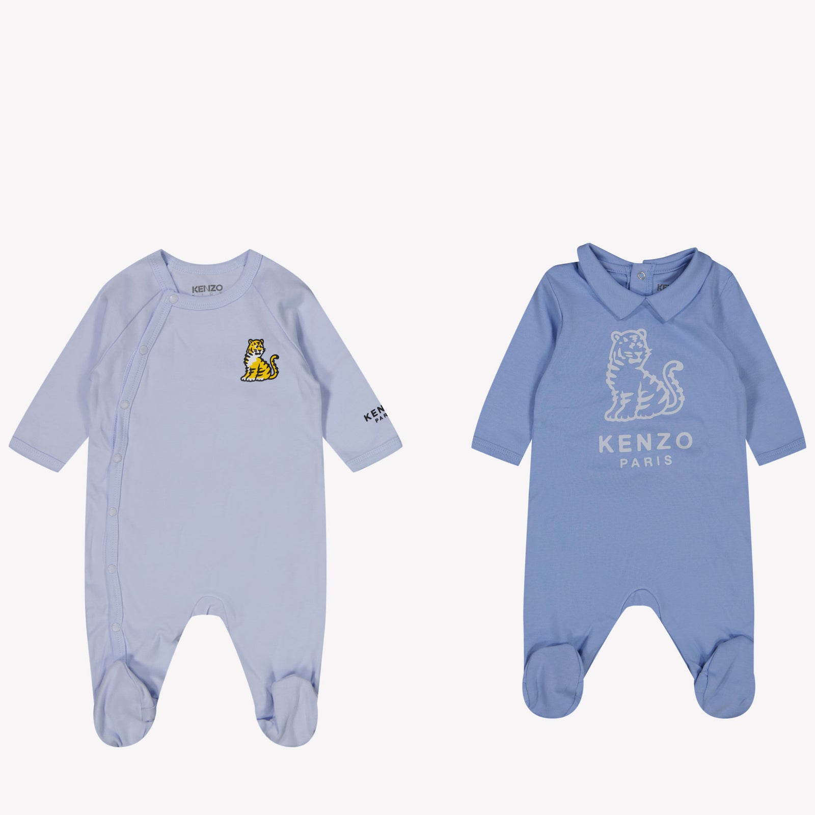 Kenzo Kids Baby Jongens Boxpakje In Licht Blauw