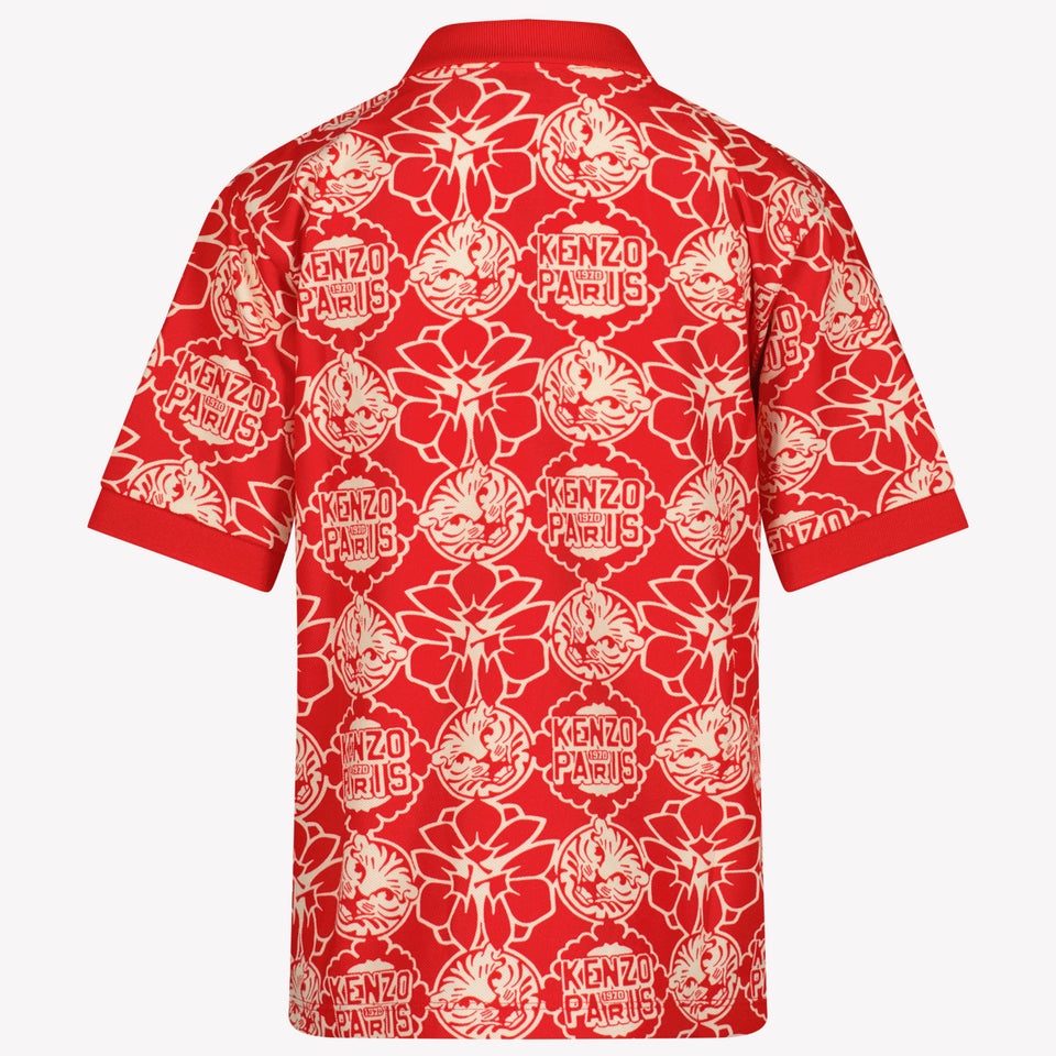 Kenzo Kids Kids Boys Polo in Red