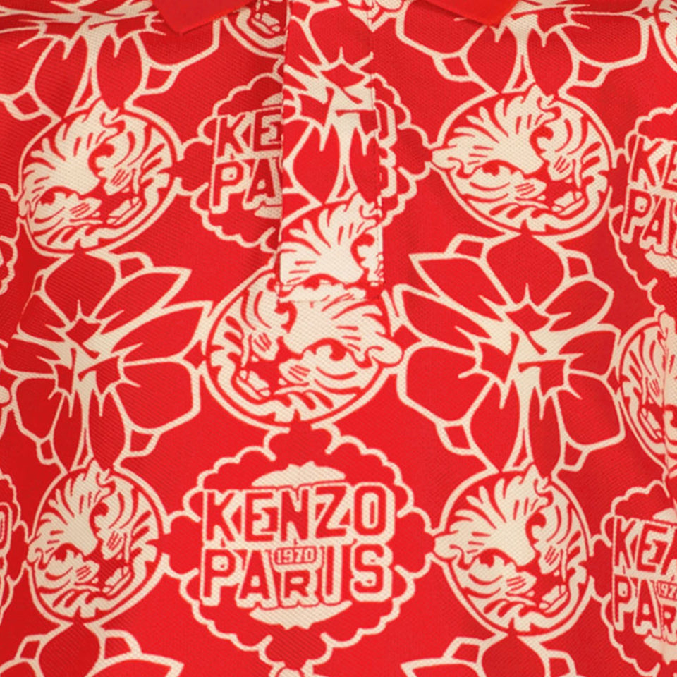 Kenzo Kids Kinder Jongens Shorts In Rood