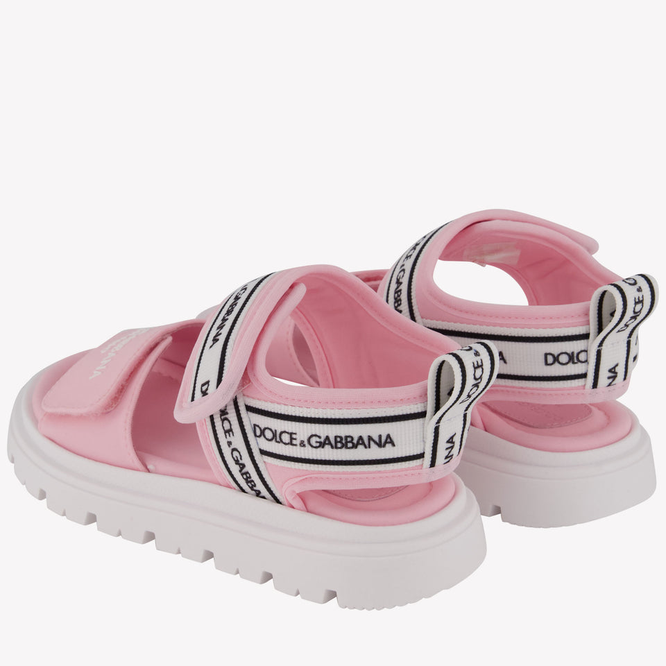 Dolce & Gabbana Unisex Sandals In Light Pink