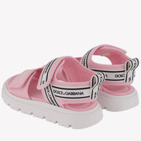 Dolce & Gabbana Girls Sandals  Light Pink